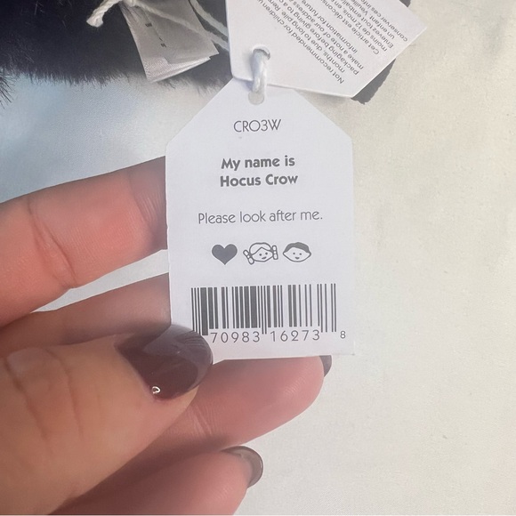 Jellycat Hocus Crow Plush Toy NWT - Picture 5 of 5